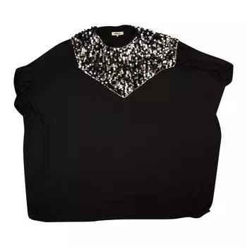 Платье MM6 Maison Margiela с пайетками, цвет Черный