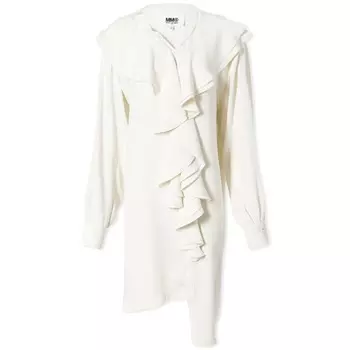 Платье MM6 Maison Margiela с рюшами