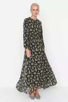 Платье - Многоцветный - А-силуэт Trendyol Modest, разноцветный