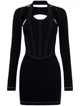 Платье Modular Corset Dion Lee, черный