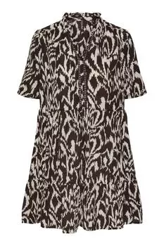 Платье-моль PIECES, зеленый