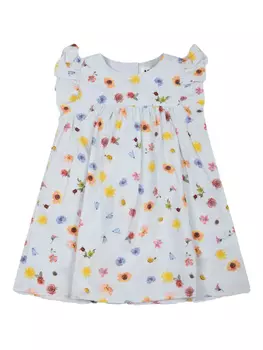 Платье Molo с цветочным принтом, синий