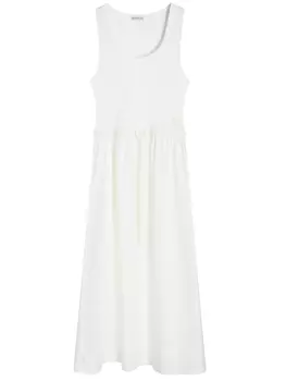 Платье Moncler Flared midi, белый