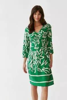 Платье Mondi с заостренными рукавами 3/4 Tatuum, зеленый