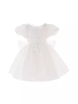 Платье Moneta для маленьких девочек, маленьких девочек и девочек Tulleen, белый