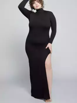 Платье Моники Bumpsuit, черный