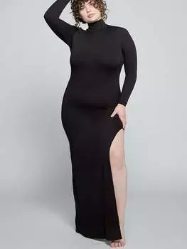 Платье Моники Bumpsuit, черный