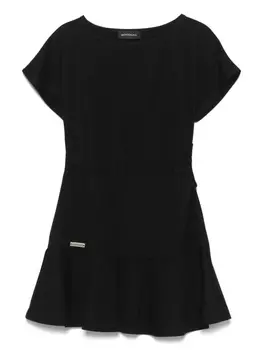 Платье Monnalisa с вырезами и деталями, черный