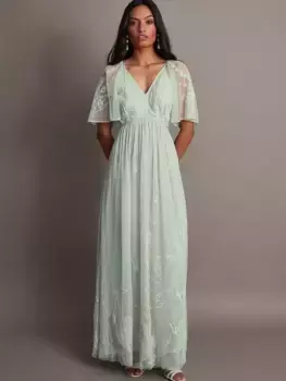 Платье Monsoon Kacia Embelished Maxi, цвет sage