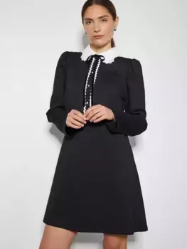 Платье Monsoon Polly Ponte, черный