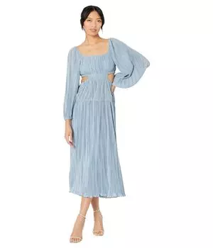Платье MOON RIVER, Pleated Cutout Midi Dress
