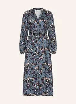 Платье MORE & MORE, сине-серый/фиолетовый/черный