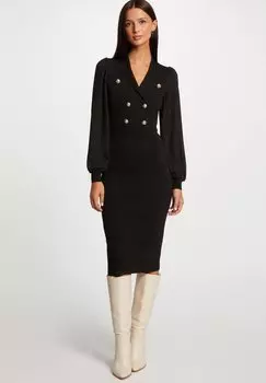 Платье Morgan FITTED FOR BUTTONS, черный