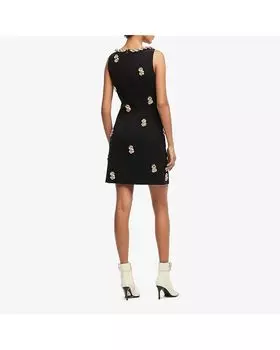 Платье Moschino Dollar Sign Dress, черный
