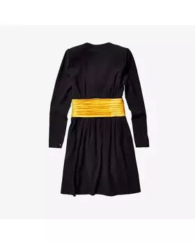 Платье Moschino Gold Sash Dress, черный