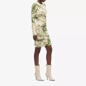 Платье Moschino, Money Print Dress