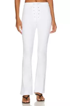 Платье MOTHER The Lace Up High Waisted Weekend Skimp, цвет Totally Innocent