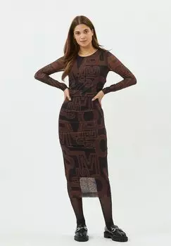 Платье Moves, коричневый
