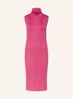 Платье MRS & HUGS mit Glitzergarn, розовый