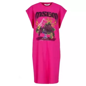 Платье Msgm, фуксия