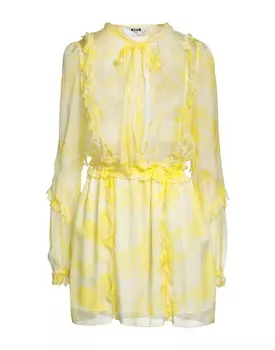 Платье Msgm, желтый