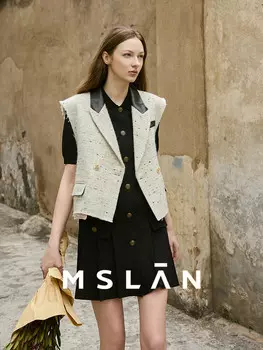 Платье Mslan плиссированное