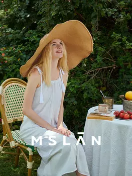 Платье Mslan с драпировкой и полым узором, кремовый