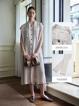 Платье Mslan с карманами, хаки