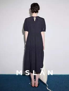 Платье Mslan, темно-синий