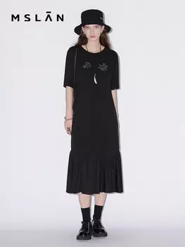 Платье Mslan утягивающее, черный