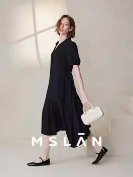 Платье Mslan во французском стиле, черный