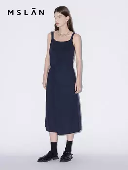 Платье MSlan во французском стиле, темно-синий