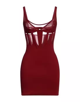 Платье Mugler, бордовый