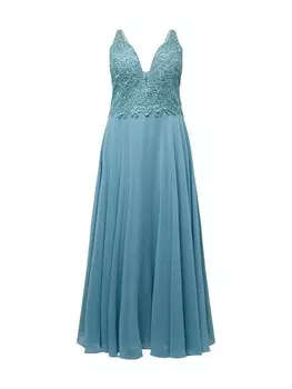 Платье My Mascara Curves Evening Dress, светло-голубой