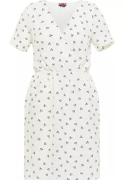 Платье myMo ROCKS Mit Kirschenprint, белый