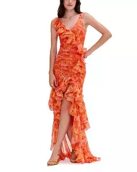 Платье Myosotis Flutter PatBO, оранжевый