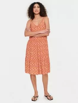 Платье на бретельках с цветочным узором eda Saint Tropez, цвет Peach