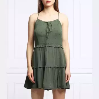 Платье на бретельках Superdry, зеленый