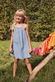 Платье на бретелях (3-16 лет) Next, синий