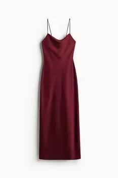 Платье на бретелях для завязывания H&M, красный