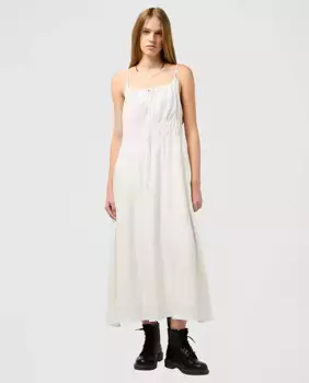 Платье на бретелях с полосатым принтом в тон Wrangler, белый