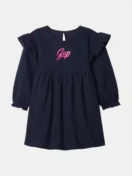Платье на каждый день обычный крой 645433 Gap, синий