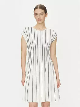 Платье на каждый день обычный крой DD4J8E21 Dkny, бежевый