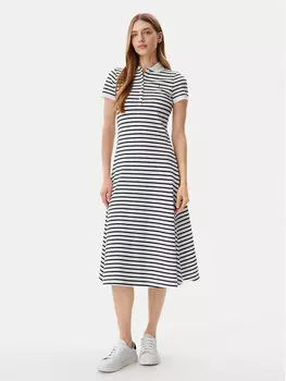 Платье на каждый день обычный крой DW0DW20383 Tommy Jeans, синий