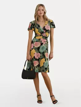 Платье на каждый день обычный крой 250964092001 Lauren Ralph Lauren, мультиколор