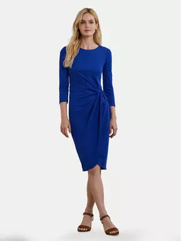 Платье на каждый день обычный крой 250957709001 Lauren Ralph Lauren, синий