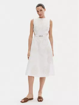 Платье на каждый день обычный крой GPP25342VE Silvian Heach, белый