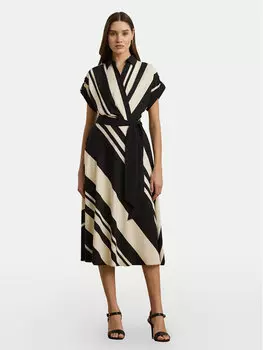 Платье на каждый день обычный крой 250963463001 Lauren Ralph Lauren, экрю