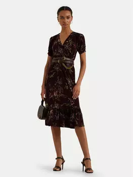Платье на каждый день обычный крой 250951435001 Lauren Ralph Lauren, красный