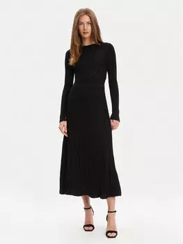 Платье на каждый день обычный крой 1QMKDV01W United Colors Of Benetton, черный